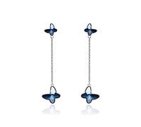 Cute 925 Butterfly Stud Earrings Embellished With Crystals From Women Fashion Luxury Jewelry Gift