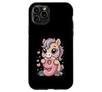 Cute 9th Horse Birthday Nine Year Old Girl B-day Horses Case for iPhone 11 Pro
