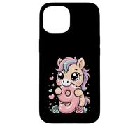 Cute 9th Horse Birthday Nine Year Old Girl B-day Horses Case for iPhone 15