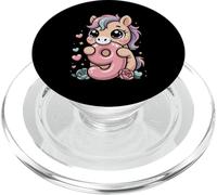 Cute 9th Horse Birthday Nine Year Old Girl B-day Horses PopSockets PopGrip for MagSafe