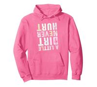 Cute A LITTLE DIRT NEVER HURT Mud Run Princess Mudding Squad Pullover Hoodie