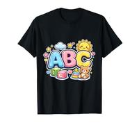 Cute ABC Alphabet Learning Preschool Kindergarten Kids T-Shirt