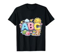 Cute ABC Alphabet Learning Preschool Kindergarten Kids Value Graphic T-Shirt