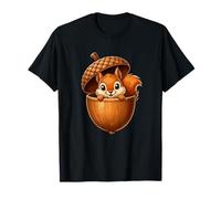 Cute Acorn Squirrel Forest Animal Autumn Fall T-Shirt