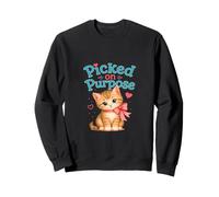 Cute adopted or stepchild friend Picked on purpose kitten Sweatshirt