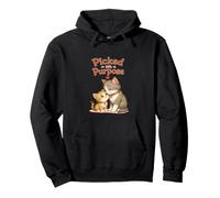 Cute adopted or stepdad & child Cat Kitten Picked on purpose Pullover Hoodie