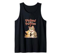 Cute Adopted or Stepdad & Child Cat Kitten Picked on Purpose Tank Top