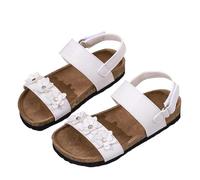 Cute Adorable Floral Girls Sandals, Lightweight Breathable Mesh Upper with Comfort Insole, Ideal for Spring Summer Beach and Casual Everyday Wear on Sunny Days #D