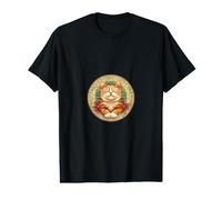 Cute Adorable Smiling Ginger Cat Mandala Kitty Value Graphic T-Shirt