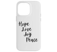 Cute Advent Hope love joy peace Christian faith Christmas Case for iPhone 14 Pro Max