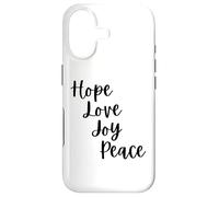 Cute Advent Hope love joy peace Christian faith Christmas Case for iPhone 17