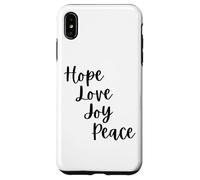 Cute Advent Hope love joy peace Christian faith Christmas Case for iPhone XS Max