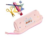 Cute Aesthetic Style School Pencil Case - Cute Bear Aesthetic Pouch | Pen Bag Organization and Storage for Girls Boys Students Women, Pink, Se référer au descriptif, Refer to description