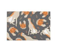 Cute Afghan HoundWooden Jigsaw Puzzle Puzzles for Adults 1000 Pieces