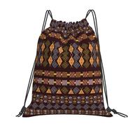 Cute African Pattern Unisex Swimming Bags Adjustable Drawstring Bag Large Pe Bag For Picnic Beach Football