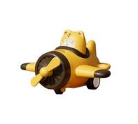 Cute Airplane Children Pulling Back The Glider In Both Directions Durable And Indoor Games (C, 12x11x7cm)