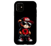 Cute Albania Flag Teddy Bear Illyrian Shqiperi Kosovo Shqip Case for iPhone 11