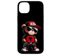 Cute Albania Flag Teddy Bear Illyrian Shqiperi Kosovo Shqip Case for iPhone 14 Plus