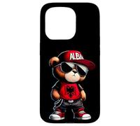 Cute Albania Flag Teddy Bear Illyrian Shqiperi Kosovo Shqip Case for iPhone 15 Pro