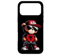Cute Albania Flag Teddy Bear Illyrian Shqiperi Kosovo Shqip Case for iPhone 17 Pro Max