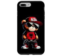 Cute Albania Flag Teddy Bear Illyrian Shqiperi Kosovo Shqip Case for iPhone 7 Plus/8 Plus
