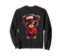 Cute Albania Flag Teddy Bear Illyrian Shqiperi Kosovo Shqip Sweatshirt