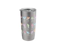 Cute Algebra Dance Math Equation Figures Teacher Humorous Stainless Steel Insulated Tumbler