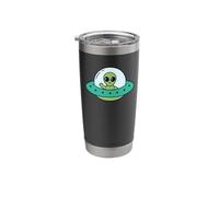 Cute Alien UFO Space Adventure Graphic Stainless Steel Insulated Tumbler