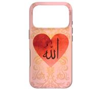 Cute Allah Arabic Calligraphy Heart Islam Muslim Sign Case for iPhone 17 Pro