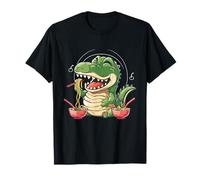 Cute Alligator Eating Ramen Japanese Noodles Ramen Bowl T-Shirt