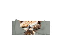 Cute Alpaca avatar Print Baby Bow Headband – Soft & Stretchy Nylon Headbands, Delicate Princess Hair Accessories