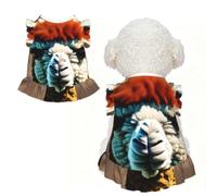 Cute Alpaca Llama Print Pet Breathable T-Shirt Skirt L