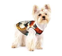 Cute Alpaca Llama print Tshirts for Small Dogs Dog's Fashion Shirt Breathable Sleeveless Shirts for Small Dogs