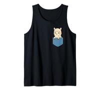 Cute Alpaca Pocket Pal Funny Animal Lover Farm Vibes Tank Top