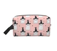 Cute Alpaca Witch Print Toiletry Bag for Men Women, Travel Toiletries Bags Cosmetic Bag, Hanging Toiletry Shaving Bags for Travel Accessories