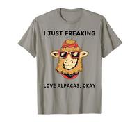 Cute Alpacas Lover I Just Freaking Love Alpacas, Okay T-Shirt