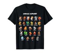 Cute Alphabet Animals ABCs Educational For Boys Girls Adults T-Shirt