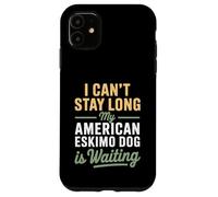 Cute American Eskimo Dog Dog Mom Dad Breed Love Puppy Case for iPhone 11
