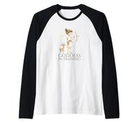 Cute Ancient Greek - Goddess in Training - Mythology Artemis Raglan Baseball Tee
