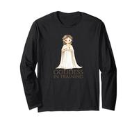 Cute Ancient Greek - Goddess in Training - Mythology Hestia Long Sleeve T-Shirt
