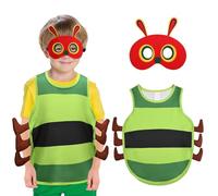 Cute and Beautiful Butterfly Costume Kit Include Caterpillar Tabard Clothes and Mask for World Book Day Fancy Dress Outfits (6-8 Years)