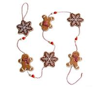 Cute and Colorful Hanging Ornaments Perfectly Designed Felt Cookies for Adding Charm to Holiday Decor Spaces (A)