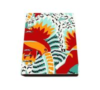 Cute and Colorful Tropical Birds Notebook A5, Pu Leather A5 Notebooks, Lined Paper Notebook Cute 180Pages/90Sheets, Jotter for Office, Notepads for Home, Office Paper Products Journal Diary