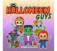 Cute and Cozy Halloween coloring book - Halloween guys - coloring book for kids, teens and adults: Bold and easy coloring book , 50 simple designs coloring pages - spooky season