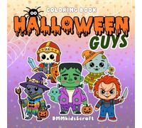 Cute and Cozy Halloween coloring book - Halloween guys - coloring book for kids, teens and adults:: Bold and easy coloring book , 50 simple designs coloring pages - spooky season (Halloween - UK)