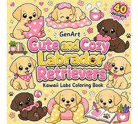 Cute and Cozy Labrador Retrievers: 40 Easy and Adorable Puppy Illustrations for Kids, Teens, and Adults seeking Stress Relief and Joyful Creativity