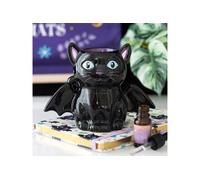 Cute and Creepy Bat Cat Oil Burner and Wax Warmer KDMD Black One Size