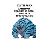 Cute And Creepy Coloring Book Mandala Backgrounds