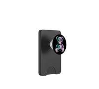 Cute and Creepy Teddy Bear with Stitches and A Missing Eye PopSockets PopWallet for MagSafe