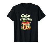 Cute and Crunchy Cottagecore Slug Life Apple Snail T-Shirt